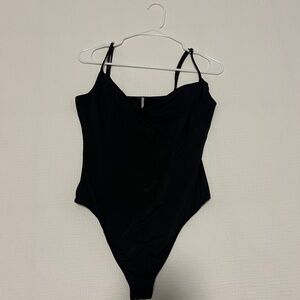 Urban Outfitters Cowl Neck Black Bodysuit
